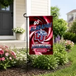 Liberty Flames Garden Flag Personalized Swirl Vortex Red Best Selling