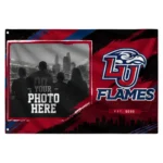 Liberty Flames House Flag Custom Framed Photo Red Black Best Selling