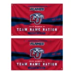 Liberty Flames House Flag Customized Brushed Streaks Red Best Selling