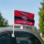 Liberty Flames House Flag Customized Brushed Streaks Red Best Selling