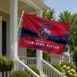 Liberty Flames House Flag Customized Brushed Streaks Red Best Selling