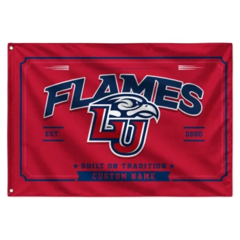 Liberty Flames House Flag Customized Ornate Border Red Best Selling