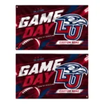 Liberty Flames House Flag Personalized Action Streaks Red Best Selling