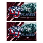 Liberty Flames House Flag Personalized Diagonal Stripes Red Best Selling