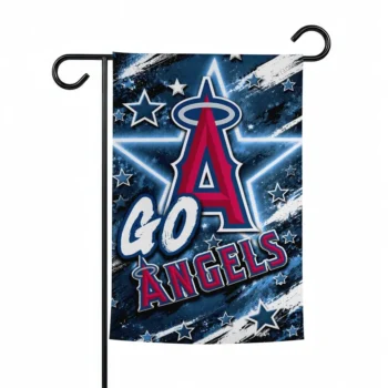 Los Angeles Angels Garden Flag Custom Glowing Star Blue Best Selling