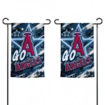 Los Angeles Angels Garden Flag Custom Glowing Star Blue Best Selling