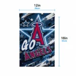 Los Angeles Angels Garden Flag Custom Glowing Star Blue Best Selling