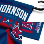 Los Angeles Angels Garden Flag Customized Distressed Stripes Blue Best Selling