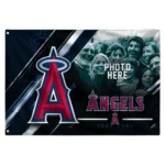Los Angeles Angels House Flag Custom Diagonal Stripes Blue Best Selling