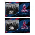 Los Angeles Angels House Flag Customized Framed Photo Blue Black Best Selling