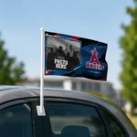 Los Angeles Angels House Flag Customized Framed Photo Blue Black Best Selling