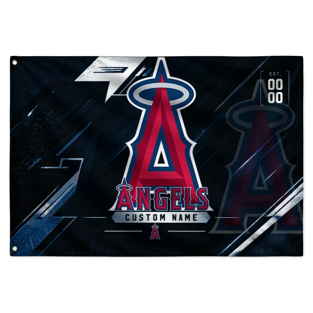 Los Angeles Angels House Flag Customized Speed Slashes Blue Best Selling Los Angeles Angels House Flag Customized Speed Slashes Blue Best Selling