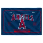 Los Angeles Angels House Flag Personalized Ornate Border Blue Best Selling