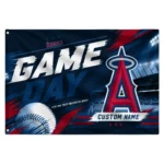 Los Angeles Angels House Flag Personalized Tech Panels Blue Best Selling