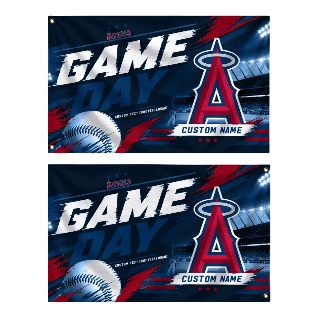 Los Angeles Angels House Flag Personalized Tech Panels Blue Fashion Forward Los Angeles Angels House Flag Personalized Tech Panels Blue Fashion Forward