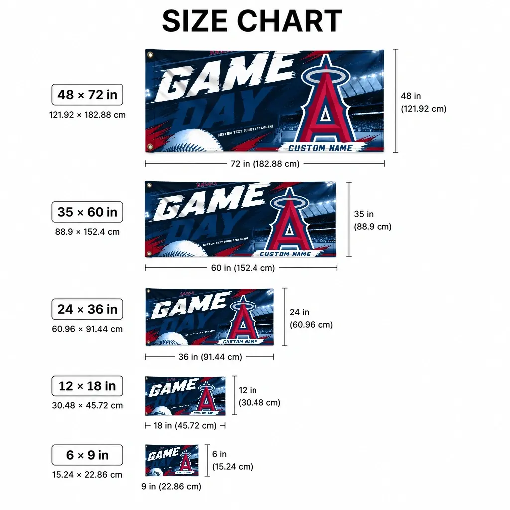Los Angeles Angels House Flag Personalized Tech Panels Blue High Quality Los Angeles Angels House Flag Personalized Tech Panels Blue High Quality