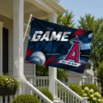 Los Angeles Angels House Flag Personalized Tech Panels Blue Best Selling