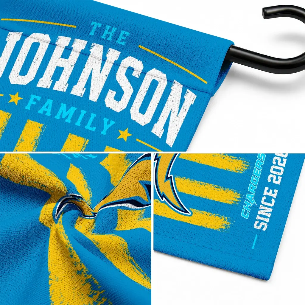 Los Angeles Chargers Garden Flag Custom Distressed Stripes Blue Latest Model Los Angeles Chargers Garden Flag Custom Distressed Stripes Blue Latest Model