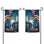 los-angeles-chargers-garden-flag-customized-icon-collage-blue-best-selling.webp
