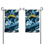 Los Angeles Chargers Garden Flag Personalized Glowing Star Blue Best Selling