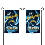 Los Angeles Chargers Garden Flag Personalized Swirl Vortex Blue Best Selling