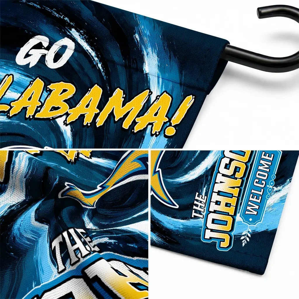 Los Angeles Chargers Garden Flag Personalized Swirl Vortex Blue Latest Model Los Angeles Chargers Garden Flag Personalized Swirl Vortex Blue Latest Model