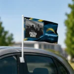 Los Angeles Chargers House Flag Custom Framed Photo Blue Black Best Selling