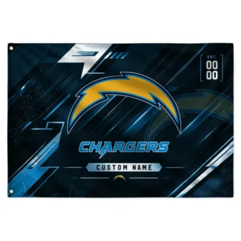 Los Angeles Chargers House Flag Custom Speed Slashes Blue Best Selling