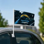 Los Angeles Chargers House Flag Custom Speed Slashes Blue Best Selling