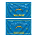 Los Angeles Chargers House Flag Customized Ornate Border Blue Best Selling