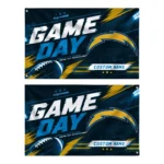 Los Angeles Chargers House Flag Personalized Action Streaks Blue Best Selling