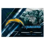 Los Angeles Chargers House Flag Personalized Diagonal Stripes Blue Best Selling