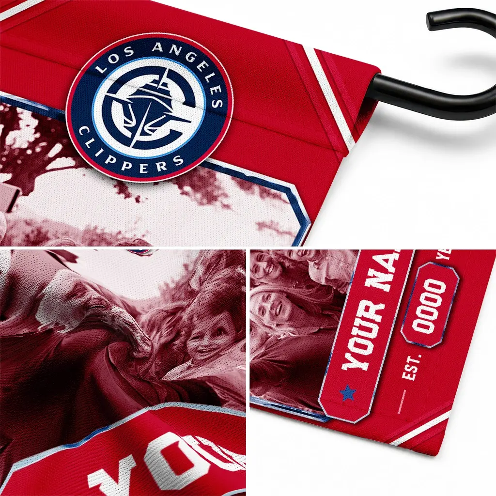 Los Angeles Clippers Garden Flag Custom Photo Frame Red Latest Model Los Angeles Clippers Garden Flag Custom Photo Frame Red Latest Model