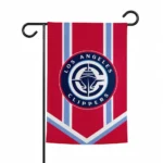 Los Angeles Clippers Garden Flag Customized Chevron Stripes Red Best Selling