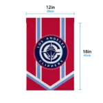 Los Angeles Clippers Garden Flag Customized Chevron Stripes Red Best Selling