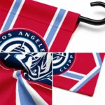 Los Angeles Clippers Garden Flag Customized Chevron Stripes Red Best Selling