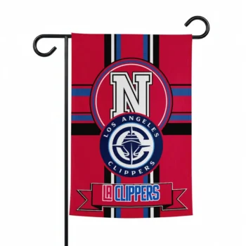 Los Angeles Clippers Garden Flag Customized Circle Medallion Red Best Selling