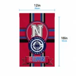 Los Angeles Clippers Garden Flag Customized Circle Medallion Red Best Selling