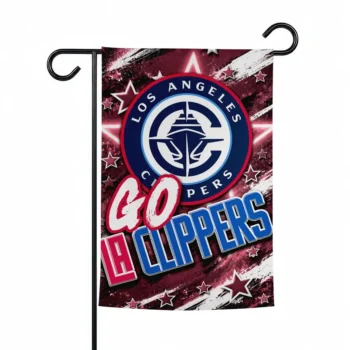 Los Angeles Clippers Garden Flag Personalized Glowing Star Red Best Selling