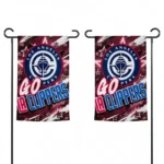 Los Angeles Clippers Garden Flag Personalized Glowing Star Red Best Selling