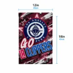 Los Angeles Clippers Garden Flag Personalized Glowing Star Red Best Selling