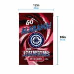 Los Angeles Clippers Garden Flag Personalized Swirl Vortex Red Best Selling