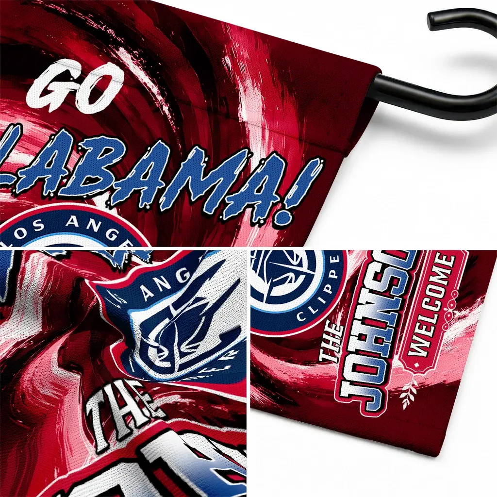 Los Angeles Clippers Garden Flag Personalized Swirl Vortex Red Latest Model Los Angeles Clippers Garden Flag Personalized Swirl Vortex Red Latest Model