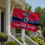 Los Angeles Clippers House Flag Customized Brushed Streaks Red Best Selling