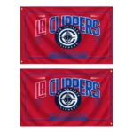 Los Angeles Clippers House Flag Customized Ornate Border Red Best Selling