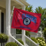 Los Angeles Clippers House Flag Customized Ornate Border Red Best Selling