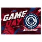 Los Angeles Clippers House Flag Personalized Energy Brushstrokes Red Best Selling