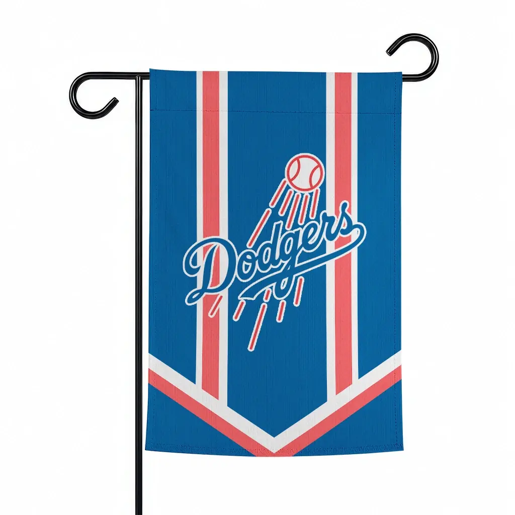 Los Angeles Dodgers Garden Flag Custom Chevron Stripes Blue Best Selling Los Angeles Dodgers Garden Flag Custom Chevron Stripes Blue Best Selling