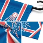 Los Angeles Dodgers Garden Flag Custom Chevron Stripes Blue Best Selling