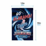Los Angeles Dodgers Garden Flag Customized Swirl Vortex Blue Best Selling